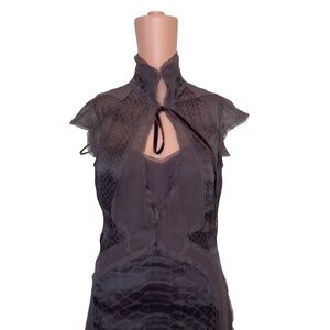 Yves Saint Laurent Tom Ford RUNWAY F/W 2004 AD Campaign Chinoiserie Dress